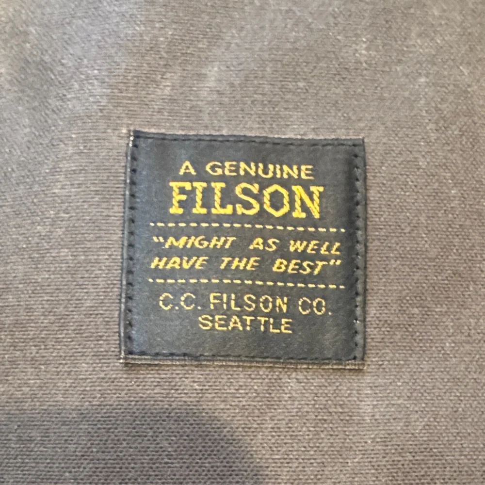 NWT Filson Olive Green Waxed Canvas Tin Cloth Small Duffle - Otter Green